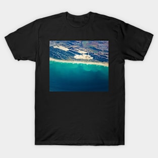 Coastline View from the Sky T-Shirt